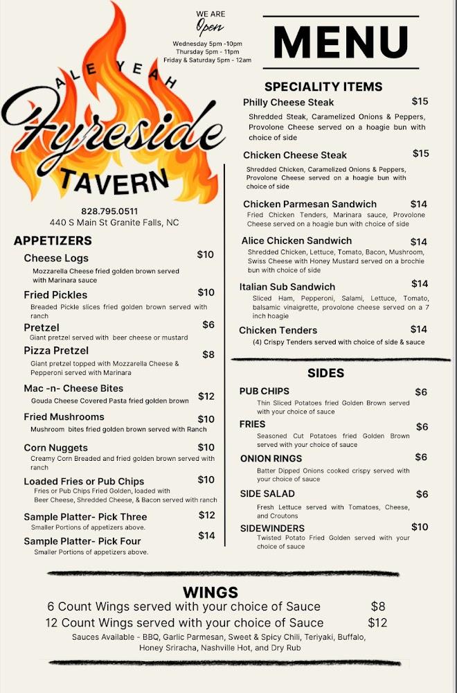 Ale Yeah Fyreside Tavern Chicken Cheese Steak
